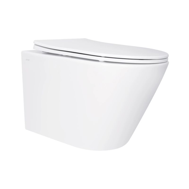 Унітаз підвісний Qtap Swan білий глянцевий QT16335180W з сидінням Soft-close