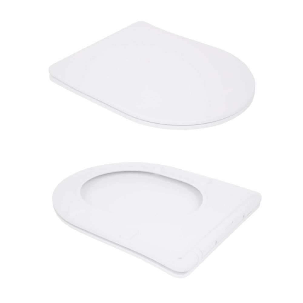 Унітаз підвісний Qtap Swan білий глянцевий QT16335180W з сидінням Soft-close