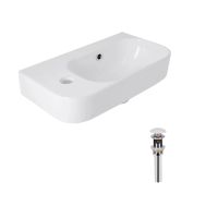 Раковина підвісна Qtap Tern 45 см білий глянцевий QT17115117LWN47327