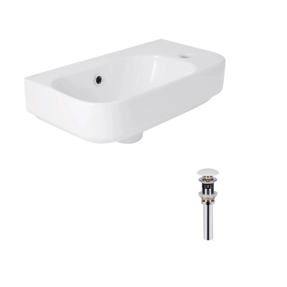 Раковина підвісна Qtap Tern 45 см білий глянцевий QT17115117RWN47328