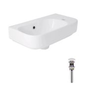 Раковина підвісна Qtap Tern 45 см білий глянцевий QT17115117RWN47328