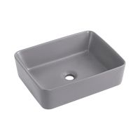 Раковина накладна Qtap Tern 48 см сірий матовий QT17116069SG