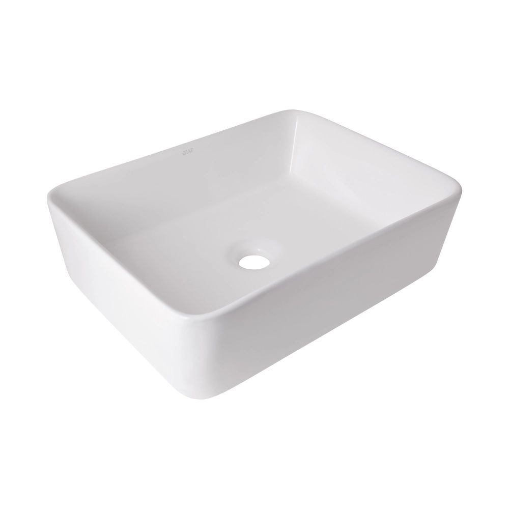 Раковина накладна Qtap Tern 48 см білий глянцевий QT17116069W