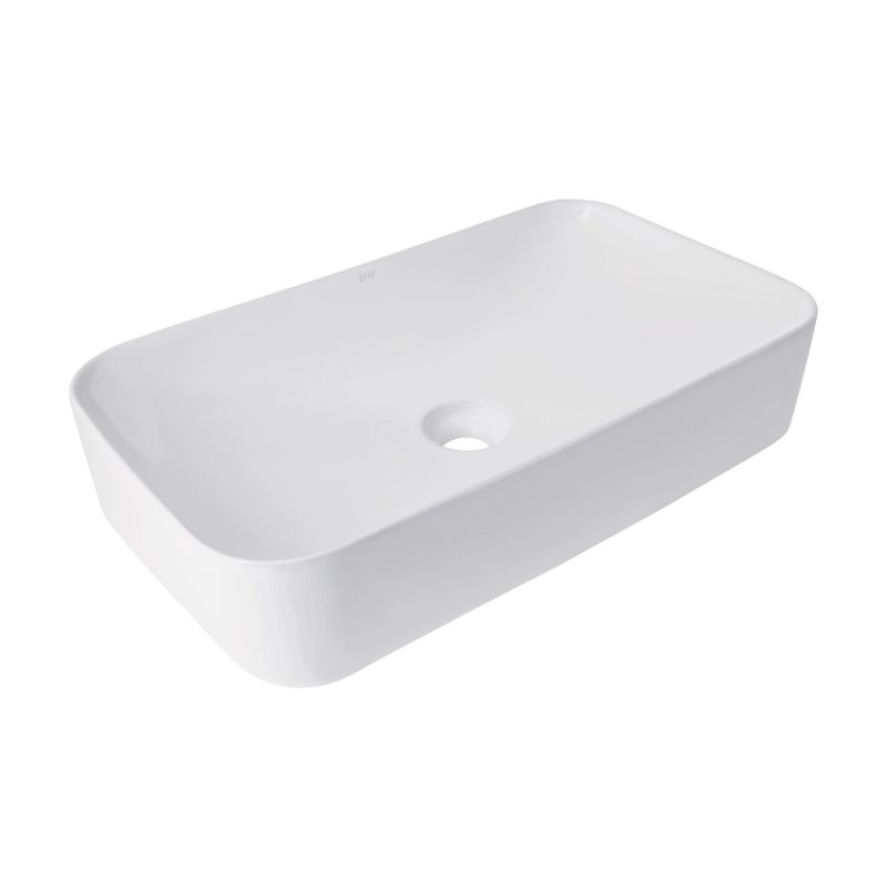 Раковина накладная Qtap Tern 61 см белый глянцевый QT17118140W