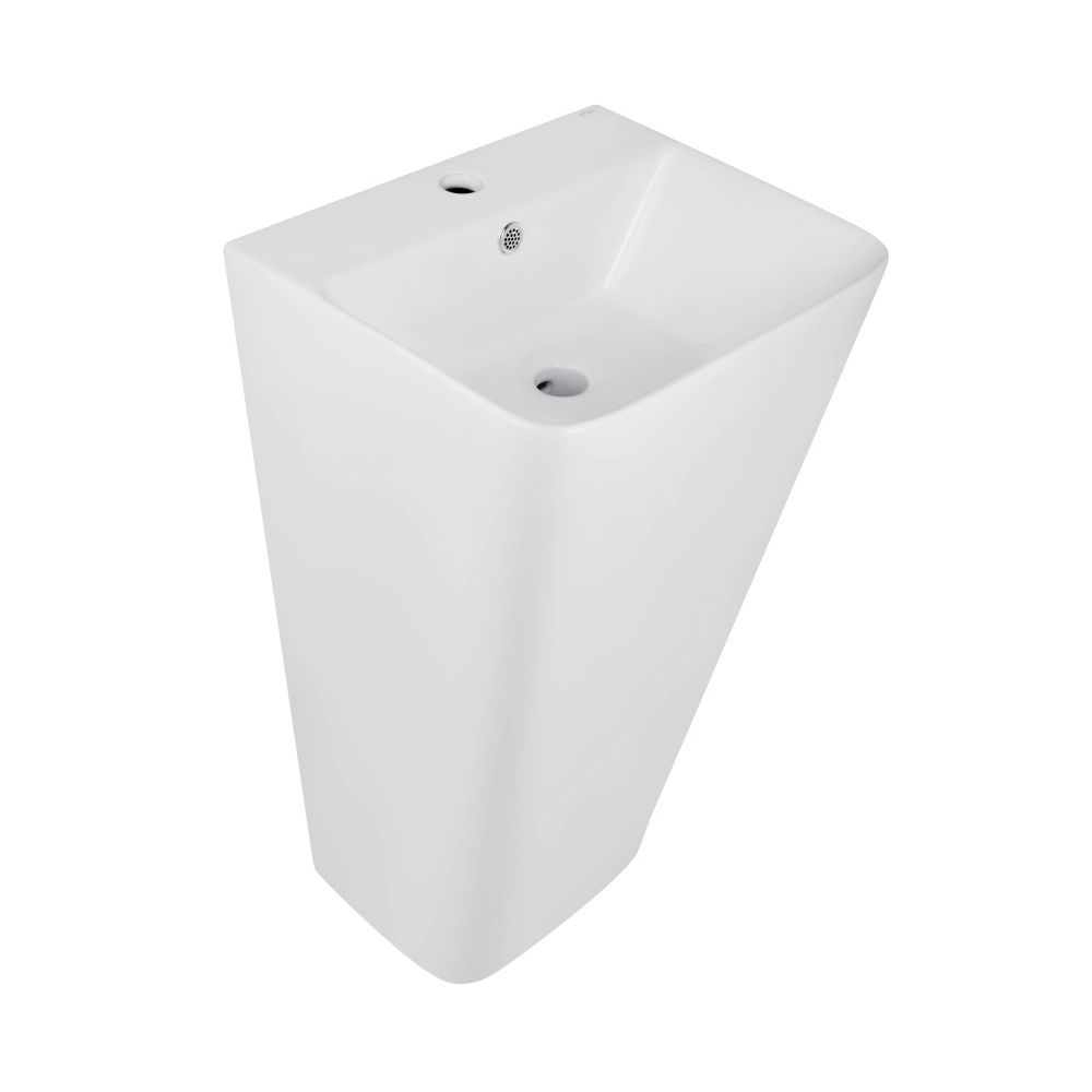 Раковина підлогова Qtap Tern 44 см білий глянцевий QT1711G302WN