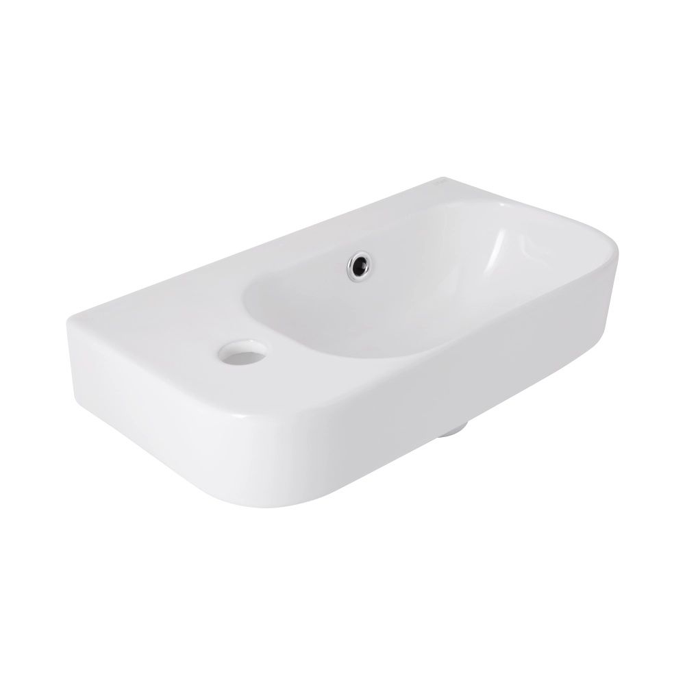 Раковина підвісна Qtap Tern 45 см білий глянцевий QT1711H02LW