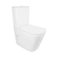 Унітаз підлоговий Qtap Tern білий глянцевий QT17226003AW з бачком і сидінням Soft-close