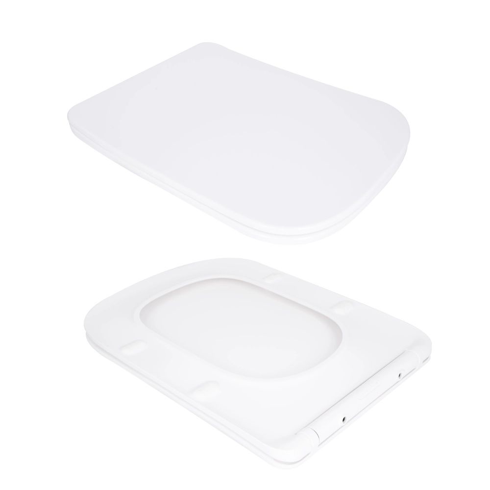 Унітаз підлоговий Qtap Tern білий глянцевий QT17226003AW з бачком і сидінням Soft-close