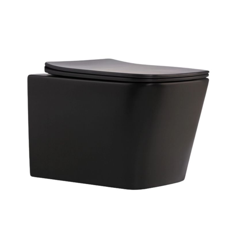 Унітаз підвісний Qtap Tern чорний матовий QT17332303ASMB з сидінням Soft-close