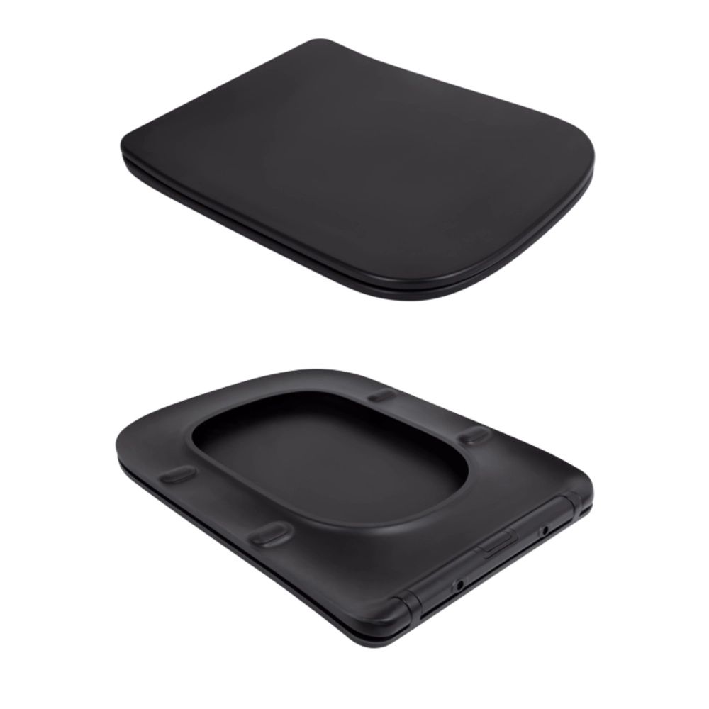 Унітаз підвісний Qtap Tern чорний матовий QT17332303ASMB з сидінням Soft-close