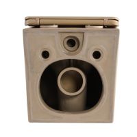 Унітаз підвісний Qtap Tern бежевий матовий QT17332303ASSB з сидінням Soft-close