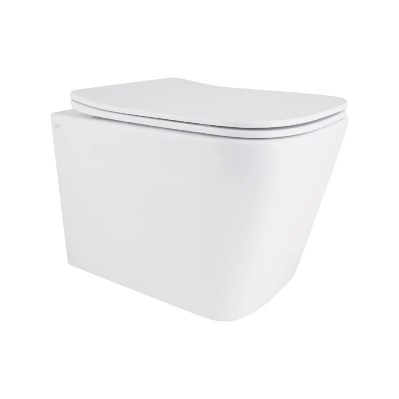 Унітаз підвісний Qtap Tern білий глянцевий QT17332303ASW з сидінням Soft-close