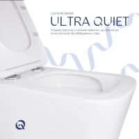 Унітаз підвісний Qtap Tern білий глянцевий QT17332303ASW з сидінням Soft-close