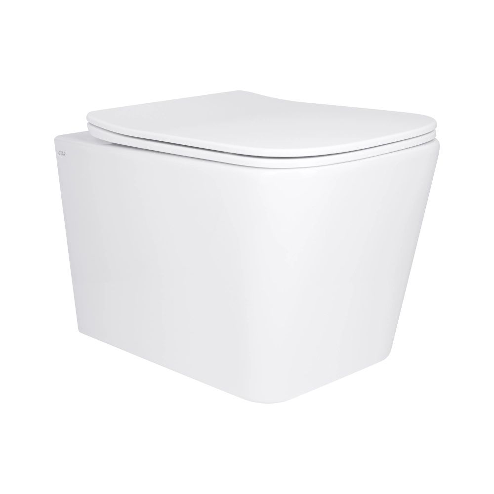 Унітаз підвісний Qtap Tern білий глянцевий QT17332303AW з сидінням Soft-close