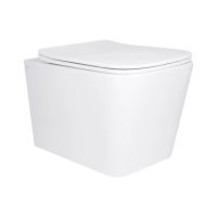 Унітаз підвісний Qtap Tern білий глянцевий QT17332303AW з сидінням Soft-close