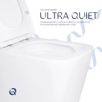 Унітаз підвісний Qtap Tern білий глянцевий QT17332303AW з сидінням Soft-close