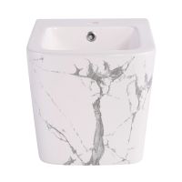 Біде підвісне Qtap Tern мармур глянцевий QT17551303GMR