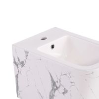 Біде підвісне Qtap Tern мармур глянцевий QT17551303GMR