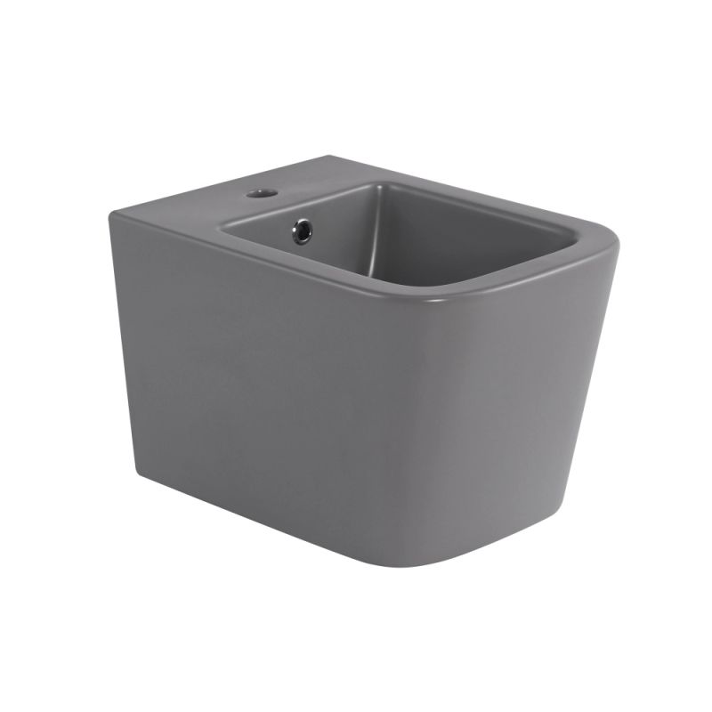 Біде підвісне Qtap Tern сірий матовий QT17551303GSG