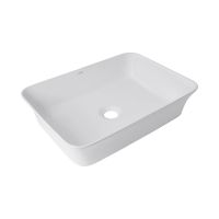 Раковина накладна Qtap Virgo 49 см білий глянцевий QT18112261WN