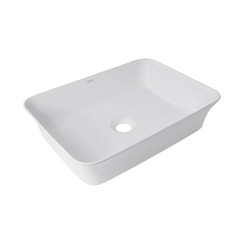 Раковина накладная Qtap Virgo 49 см белый глянцевый QT18112261WN
