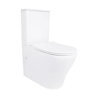 Унітаз підлоговий Qtap Virgo білий глянцевий QT18226092AW з бачком і сидінням Soft-close