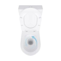 Унітаз підлоговий Qtap Virgo білий глянцевий QT18226092AW з бачком і сидінням Soft-close