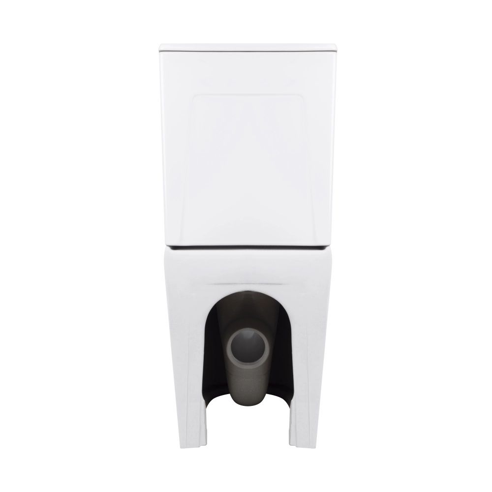 Унітаз підлоговий Qtap Virgo білий глянцевий QT18226092AW з бачком і сидінням Soft-close