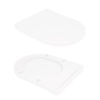 Унітаз підлоговий Qtap Virgo білий глянцевий QT18226092AW з бачком і сидінням Soft-close