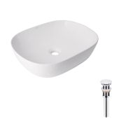 Раковина накладна Qtap Aquarius 47 см білий глянцевий QT21112185WN47295