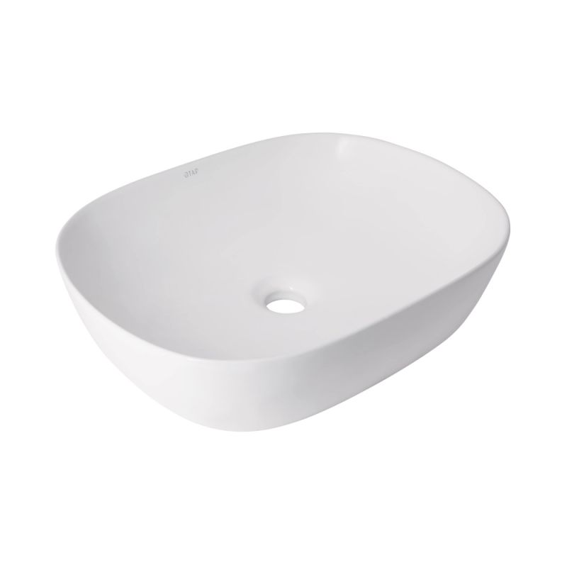 Раковина накладная Qtap Aquarius 47 см белый глянцевый QT21116302W