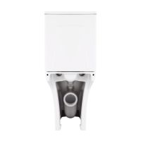 Унітаз підлоговий Qtap Presto Quadro білий глянцевий QT24221215AW з бачком і сидінням Soft-close