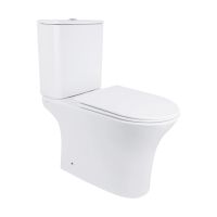 Унітаз підлоговий Qtap Presto білий глянцевий QT24221217AW з бачком і сидінням Soft-close