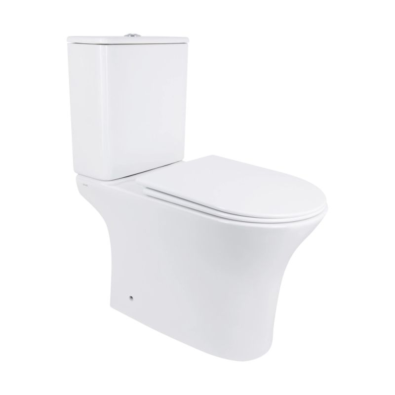 Унітаз підлоговий Qtap Presto білий глянцевий QT24221217AW з бачком і сидінням Soft-close