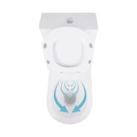 Унітаз підлоговий Qtap Presto білий глянцевий QT24221217AW з бачком і сидінням Soft-close