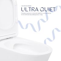 Унітаз підлоговий Qtap Arvin білий глянцевий QTARV27W49259 з бачком і сидінням Soft-close
