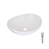 Раковина накладна Qtap Dove 41.5 см мармур глянцевий QTDOV188SB49785