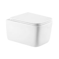 Унітаз підвісний Qtap Gemini білий глянцевий QTGEM26W45430 з сидінням Soft-close