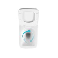 Унітаз підвісний Qtap Gemini білий глянцевий QTGEM26W45430 з сидінням Soft-close