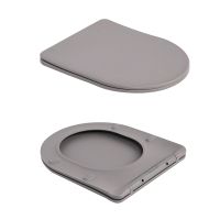 Унітаз підвісний Qtap Robin сірий глянцевий QTROB26SG48996 з сидінням Soft-close