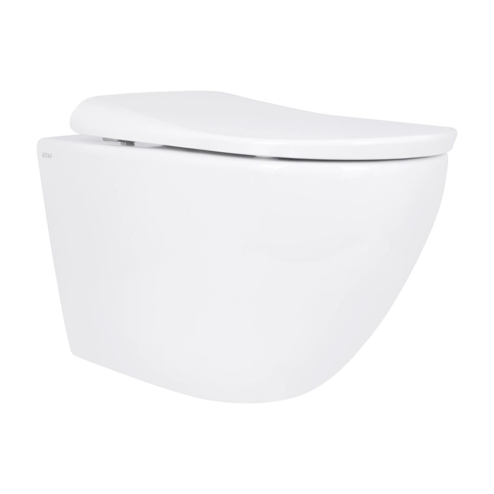 Унітаз підвісний Qtap Robin ML білий глянцевий QTROBML26W49621 з сидінням Soft-close