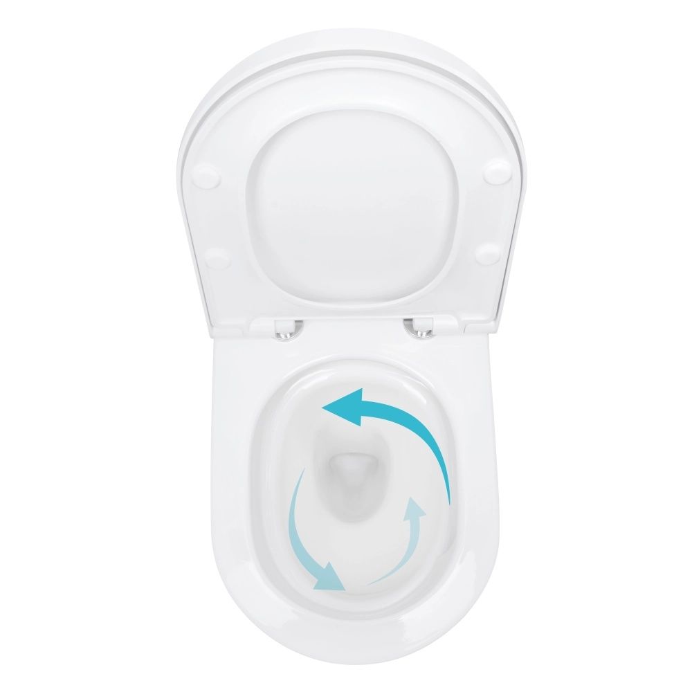 Унітаз підвісний Qtap Robin ML білий глянцевий QTROBML26W49621 з сидінням Soft-close