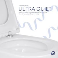 Унітаз підвісний Qtap Scorpio ML білий глянцевий QTSCOML26W49622 з сидінням Soft-close