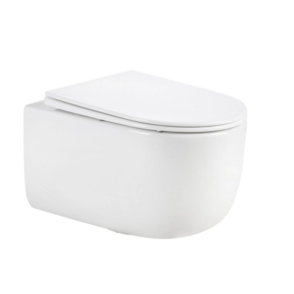 Унітаз підвісний Qtap Taurus білий глянцевий QTTAU26W49116 з сидінням Soft-close