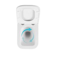 Унитаз подвесной Qtap Gemini белый глянцевый QTTAU26W49119 с сиденьем Soft-close