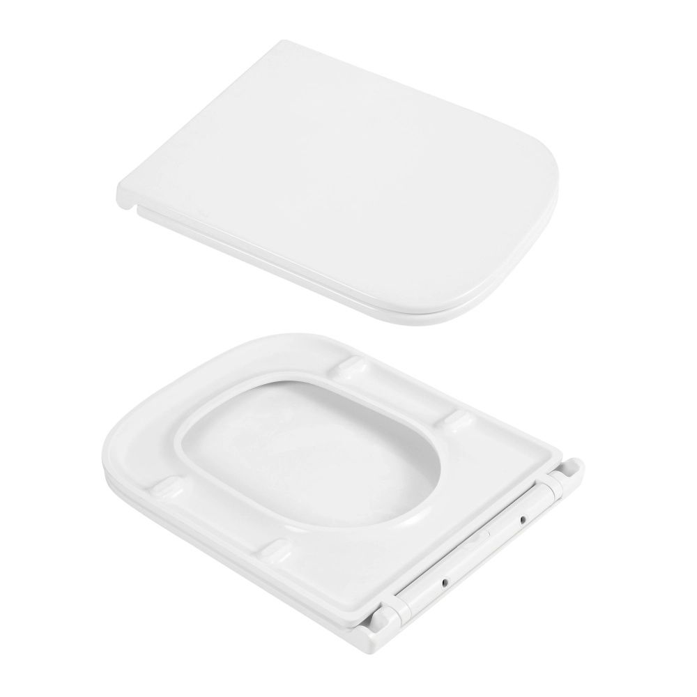 Унитаз подвесной Qtap Gemini белый глянцевый QTTAU26W49119 с сиденьем Soft-close