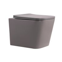 Унітаз підвісний Qtap Tern сірий глянцевий QTTER26SG49000 з сидінням Soft-close