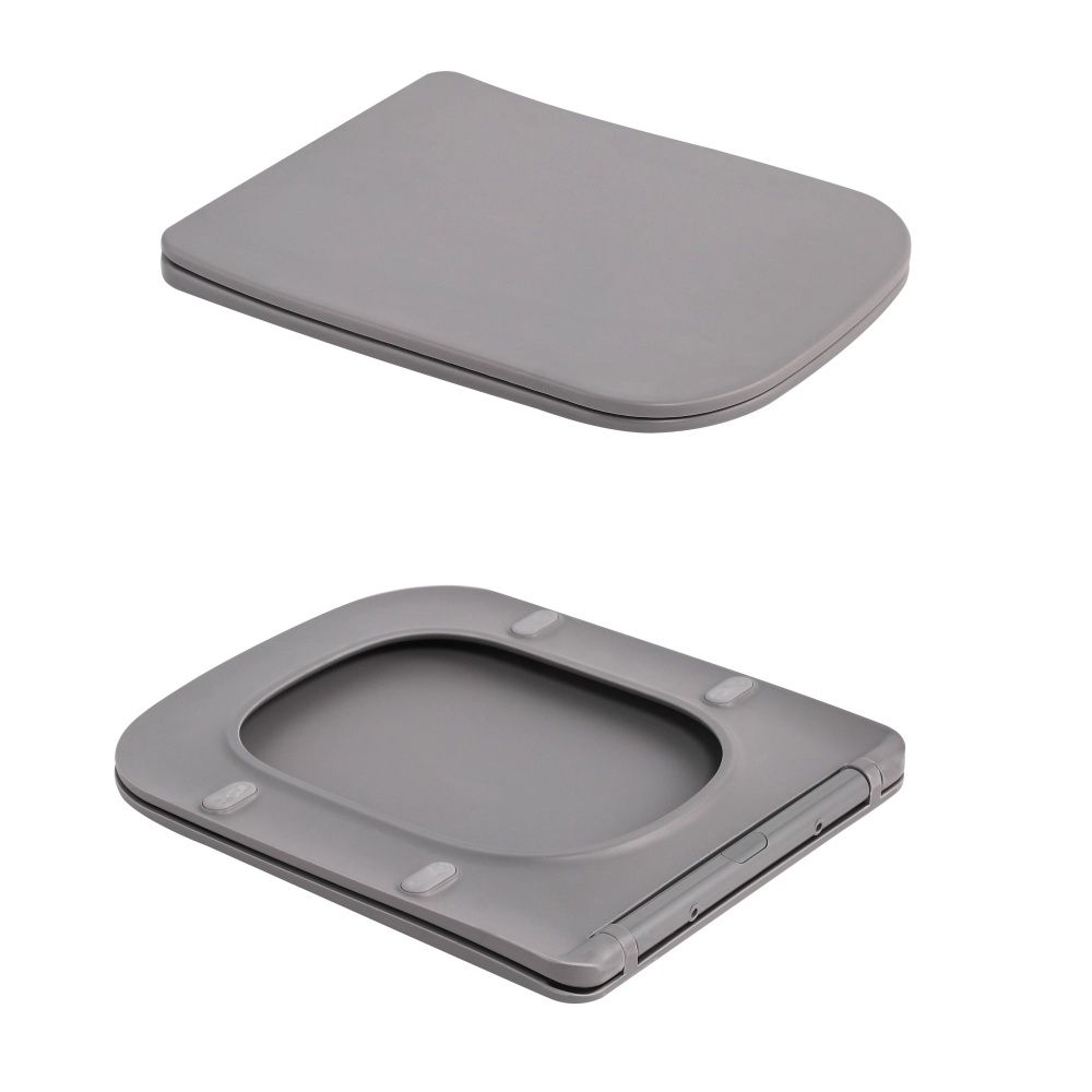 Унітаз підвісний Qtap Tern сірий глянцевий QTTER26SG49000 з сидінням Soft-close