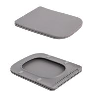Унітаз підвісний Qtap Tern сірий глянцевий QTTER26SG49000 з сидінням Soft-close