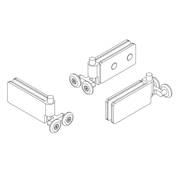Душова кабіна Imprese SCANDIK 87x87 (профіль - хром, скло - прозоре) s09510501
